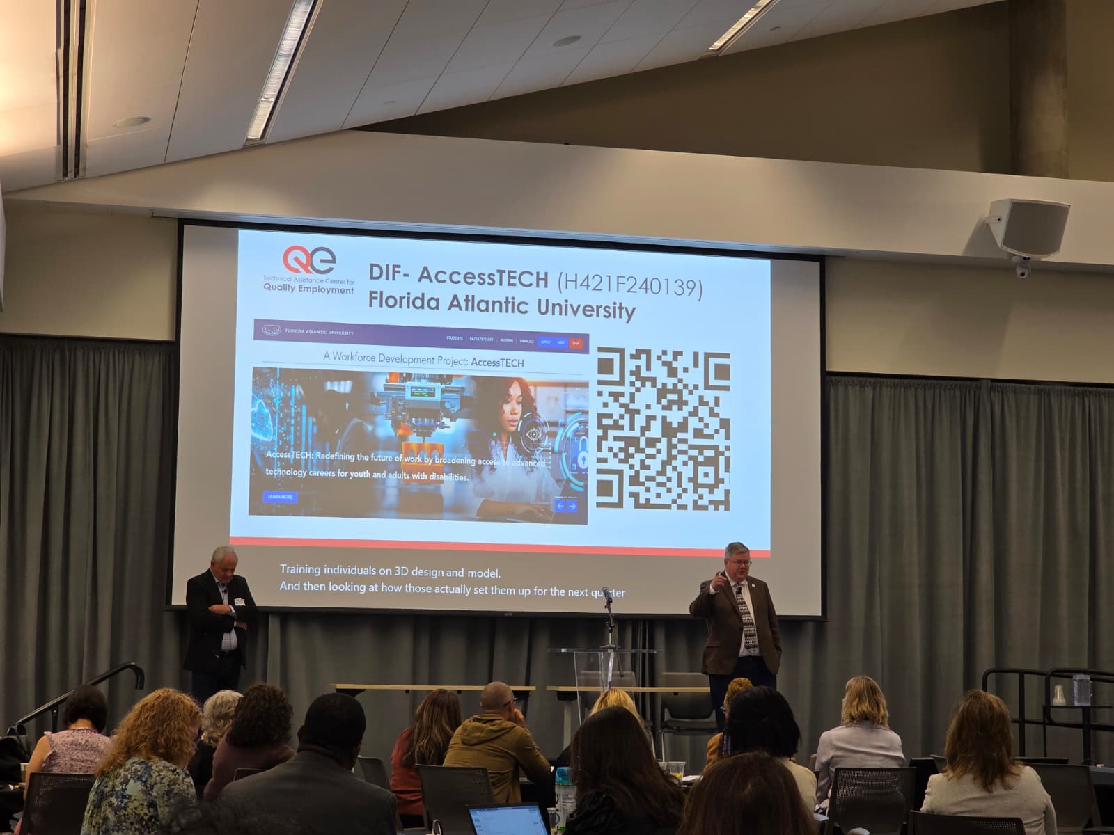 Dr. Timothy Tansey presenting 1