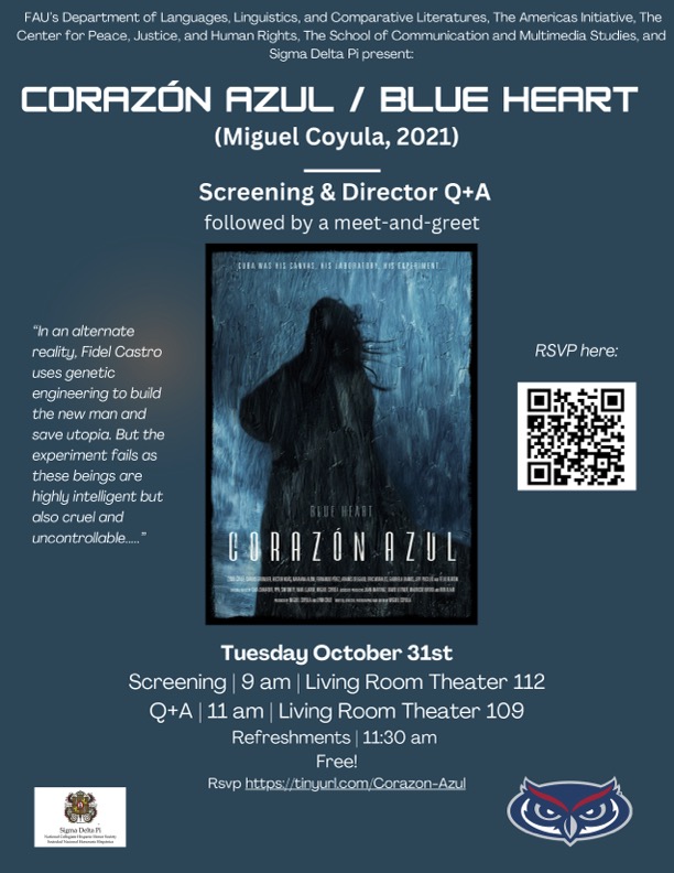 flyer announcing film and q and a event