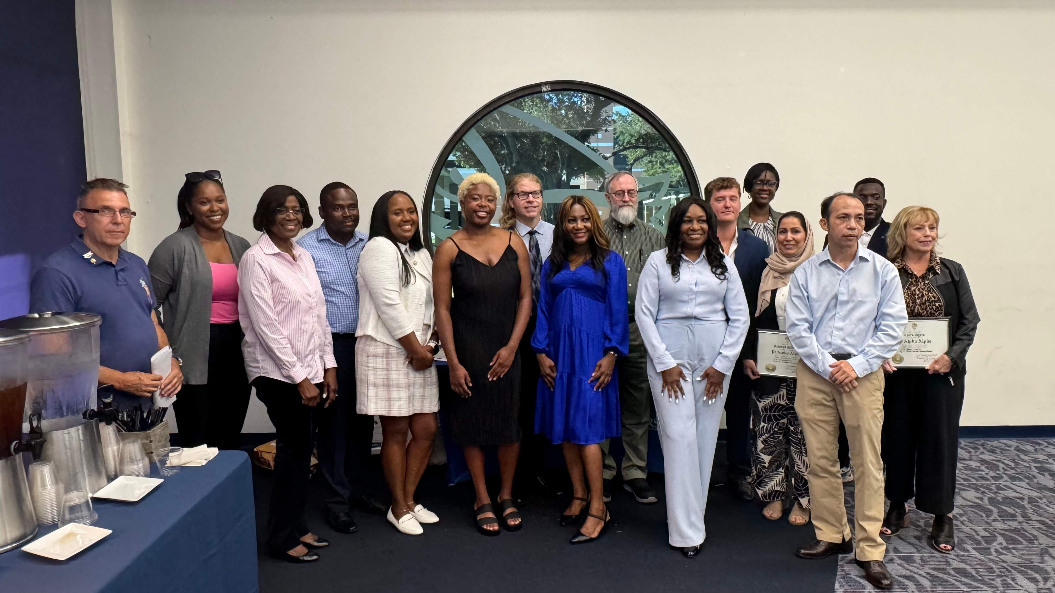 Inducting New Students into Pi Alpha Alpha