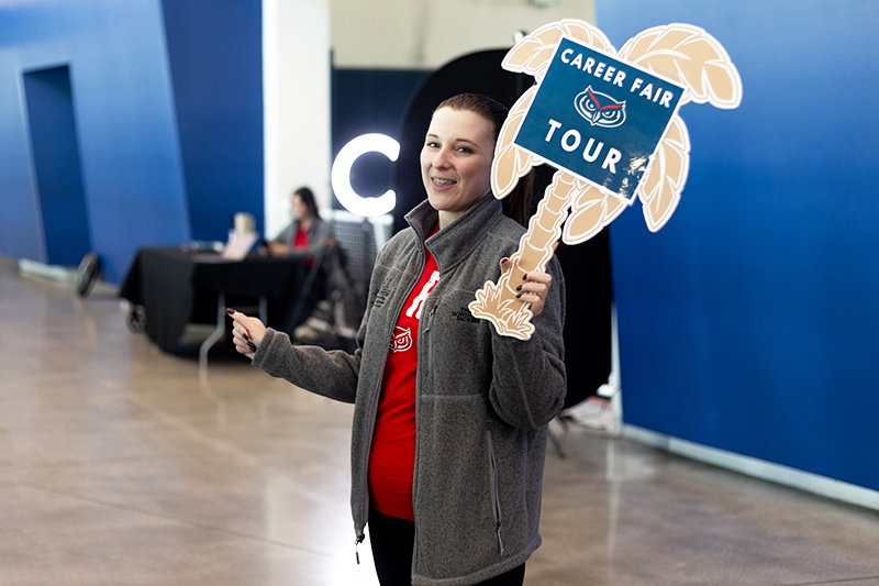 During the Career Fair