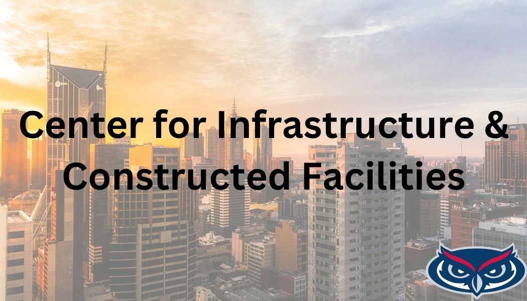 City skyline while the sun is setting