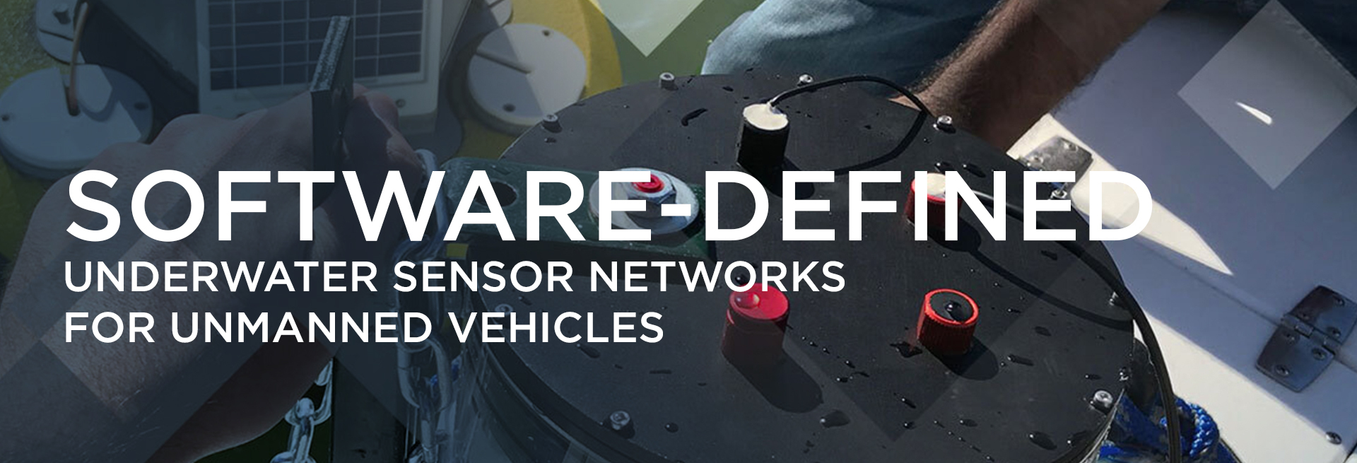 Software-defined Underwater Sensor Networks for Unmanned Vehicles