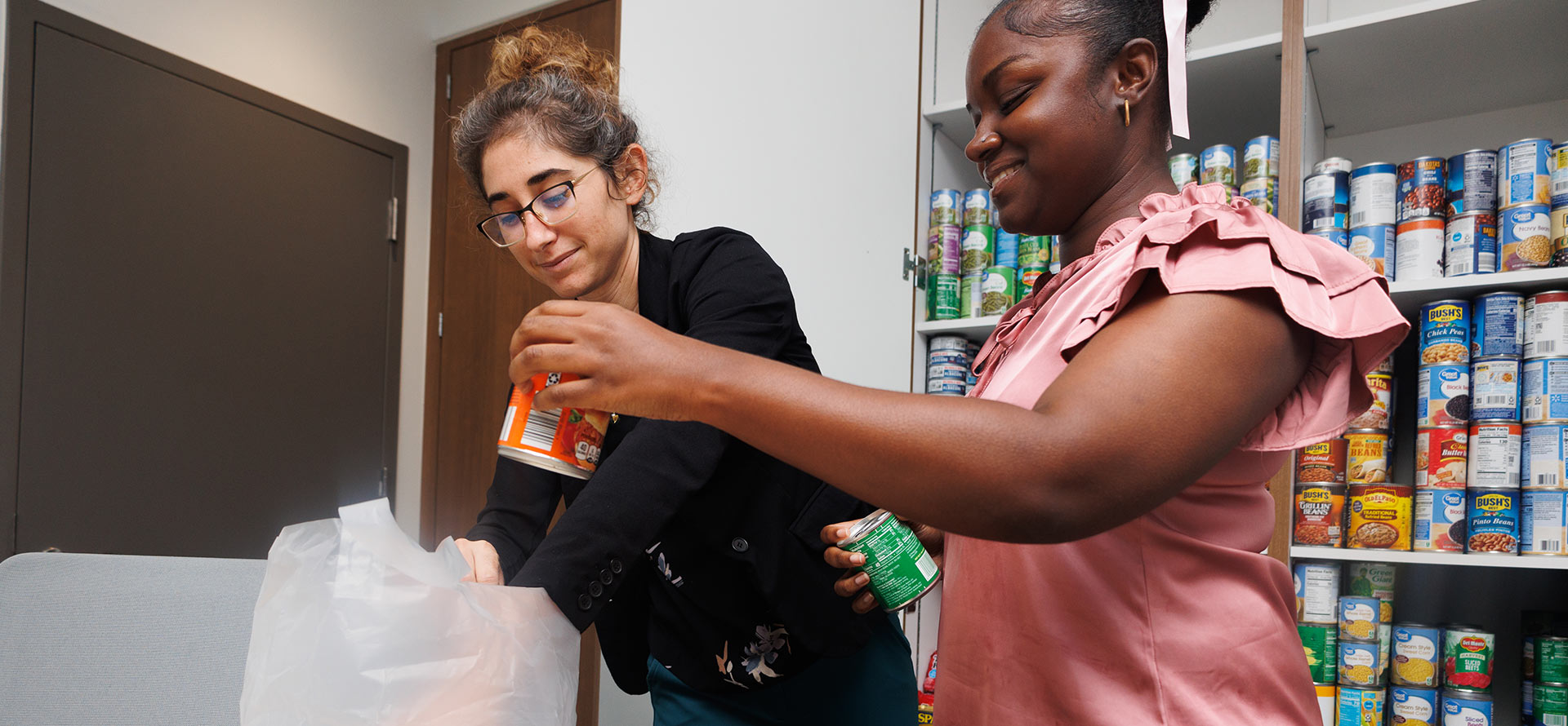 Commuter Student painting on Campus