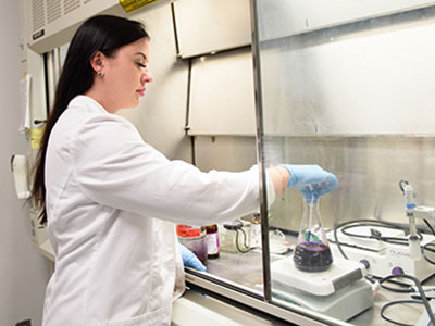 several student in lab 