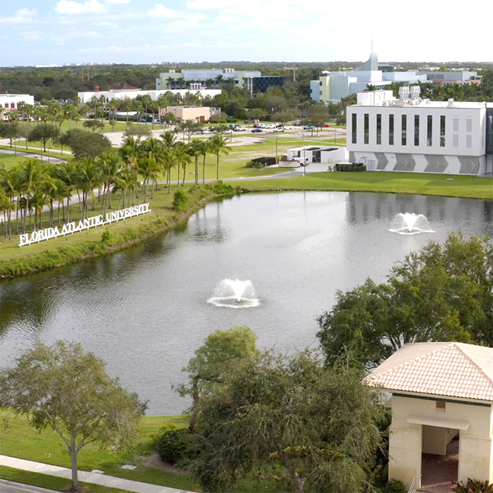 aerial view of 太阳城娱乐 Jupiter campus