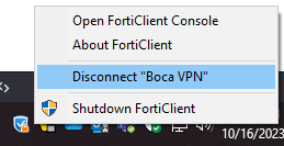Forticlient VPN