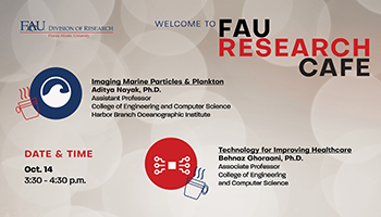 Research Cafe: Behnaz Ghoraani, Ph.D. and Aditya Nayak, Ph.D.