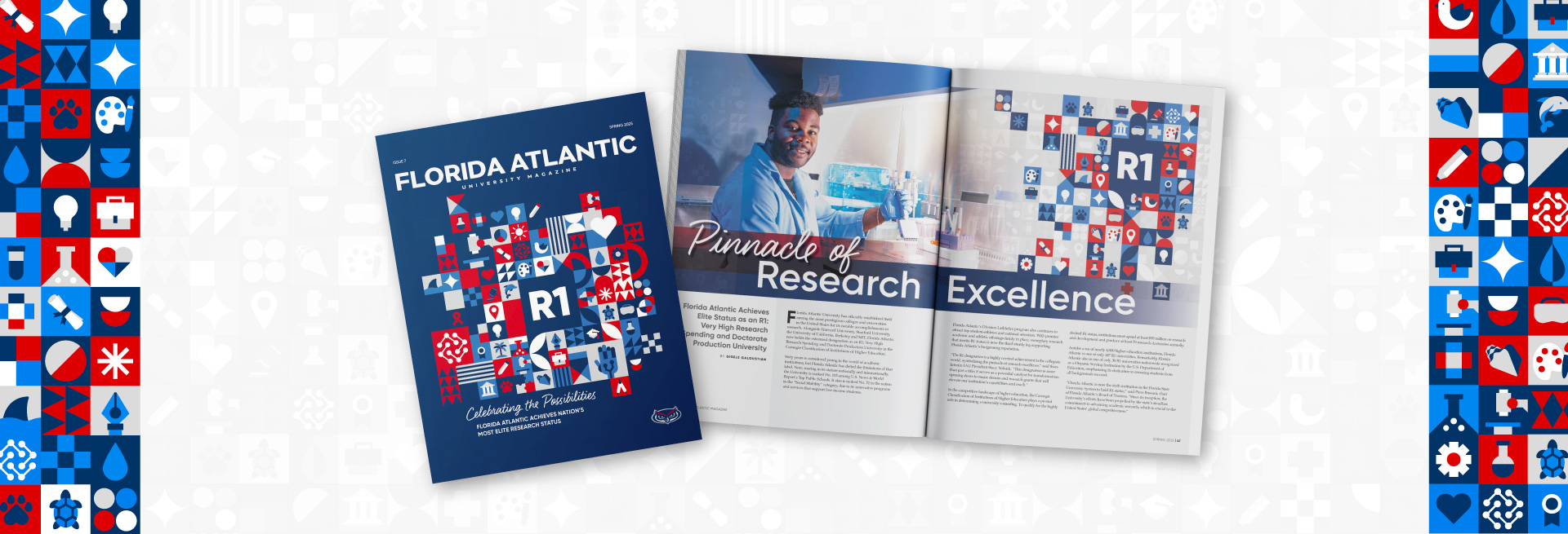 太阳城娱乐 Magazine cover and research spread.