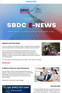 Read SBDC Newsletter January 2023