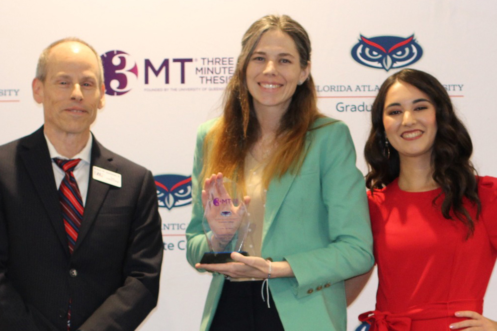 Ph.D. Student Kayla Ahlness Wins 3MT® People’s Choice Award for Primate Research