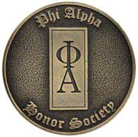 Phi Alpha medallion